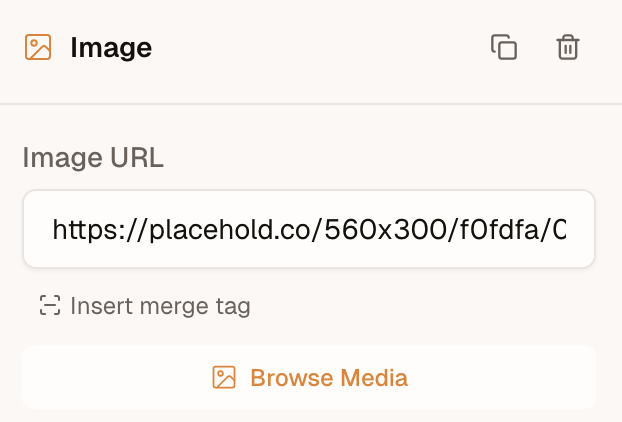 Media picker button